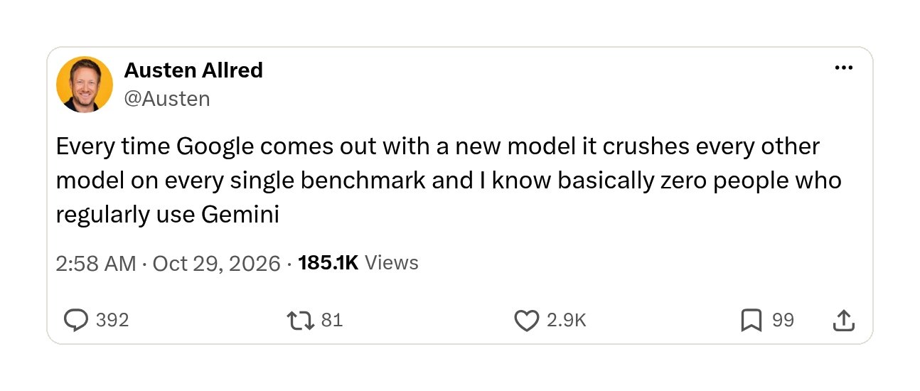 Остин Оллред про Gemini