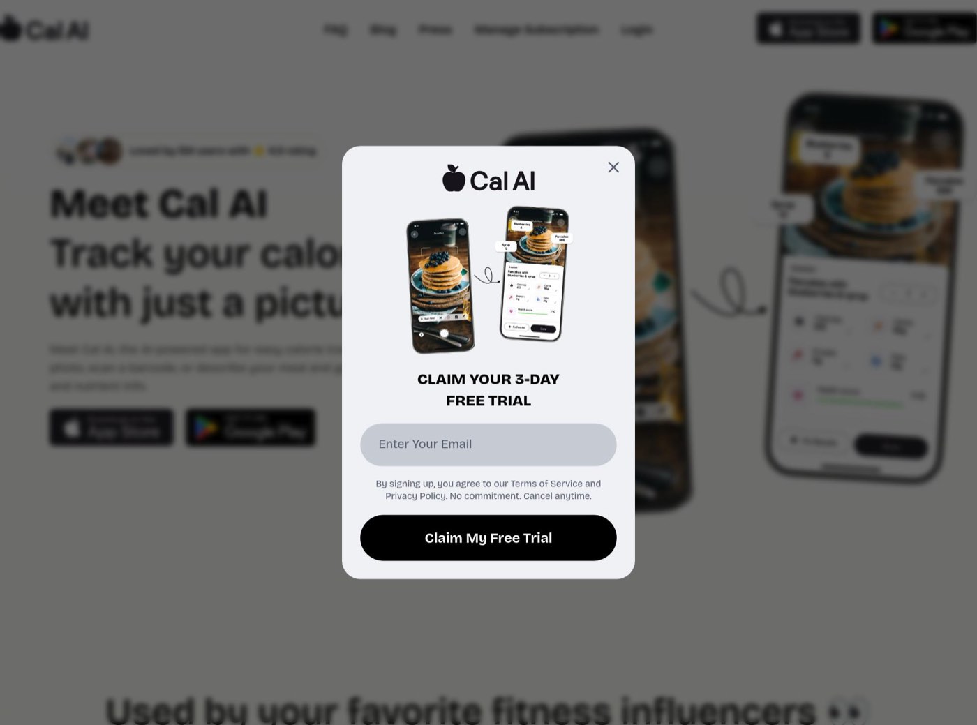 Главная Cal AI